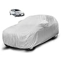 Auto Hub Waterproof Car Cover Compatible with Scala with Mirror Pocket, Soft Cotton Lining, Waterproof Scala Car Cover- Metallic Silver