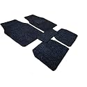 Auto Hub Standard Design Carpet Lining Car Foot Mats Compatible with Skoda Superb (Lining Nylon Fiber Material Mat :Color: -Black- 5 pcs)