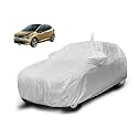 Auto Hub Waterproof Car Cover Compatible with Tata Altroz with Front Antenna &amp; Mirror Pocket, Soft Cotton Lining, Waterproof Altroz Car Cover- Metallic Silver