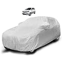 Auto Hub Waterproof Car Cover Compatible with Tata Bolt with Mirror Pocket, Soft Cotton Lining, Waterproof Bolt Car Cover- Metallic Silver
