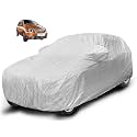 Auto Hub Waterproof Car Cover Compatible with Tata Indigo CS with Mirror Pocket, Soft Cotton Lining, Waterproof Indigo CS Car Cover- Metallic Silver