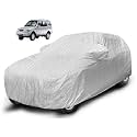 Auto Hub Waterproof Car Cover Compatible with Tata Safari Dicor with Mirror Pocket, Soft Cotton Lining, Waterproof Safari Dicor Car Cover- Metallic Silver