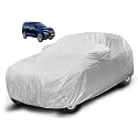 Auto Hub Waterproof Car Cover Compatible with Tata Safari (6 Seater) (Model : 2021-Till Date) with with Mirror Pocket, Soft Cotton Lining, Waterproof Safari (6 Seater) Car Cover- Metallic Silver