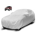 Auto Hub Waterproof Car Cover Compatible with Tata Sumo with Mirror Pocket, Soft Cotton Lining, Waterproof Sumo Car Cover- Metallic Silver
