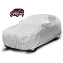 Auto Hub Waterproof Car Cover Compatible with Tavera with Mirror Pocket, Soft Cotton Lining, Waterproof Tavera Car Cover- Metallic Silver