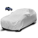 Auto Hub Waterproof Car Cover Compatible with Urban Cruiser with Mirror Pocket, Soft Cotton Lining, Waterproof Urban Cruiser Car Cover- Metallic Silver
