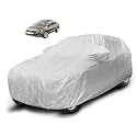 Auto Hub Waterproof Car Cover Compatible with Vento with Mirror Pocket, Soft Cotton Lining, Waterproof Vento Car Cover- Metallic Silver