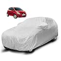 Auto Hub Waterproof Car Cover Compatible with Maruti Ritz with Mirror Pocket, Soft Cotton Lining, Waterproof Ritz Car Cover- Metallic Silver