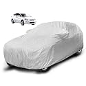 Auto Hub Waterproof Car Cover Compatible with Hyundai Verna Old (Model : 2010-2016) with Mirror Pocket, Soft Cotton Lining, Waterproof Verna Car Cover- Metallic Silver