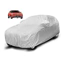 Auto Hub Waterproof Car Cover Compatible with Mahindra XUV 300 with Mirror Pocket, Soft Cotton Lining, Waterproof XUV 300 Car Cover- Metallic Silver