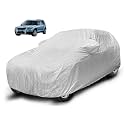 Auto Hub Waterproof Car Cover Compatible with Yeti with Mirror Pocket, Soft Cotton Lining, Waterproof Yeti Car Cover- Metallic Silver