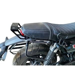 auto infinity grab rail compatible with honda cb350-rs black pack of 1