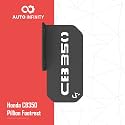 Auto Infinity Pillion Footrest Compatible With Honda CB350 (RH Only) (Black Pack of 1)