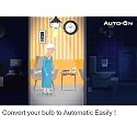Auto-ON Motion Sensor Bulb Holder (Converts Any Bulb to Automatic) (Electricity Saver) (No Day/Night Sensing) (One Year Waranty)- Pack of 1