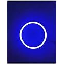 AUTO MT 2PC CAR BIKE 60MM 70MM DRL Daytime Running Light Angle Eyes Led Ring Bike COB LED Angel Eyes Halo Ring DRL Halo Ring COB Chips (70MM BLUE 1PC)