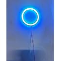 AUTO MT 7 COLOR OPTION 60MM DRL Daytime Running Light Angle Eyes LED Bike COB Angel Eyes Halo Ring DRL (1PC BLUE)