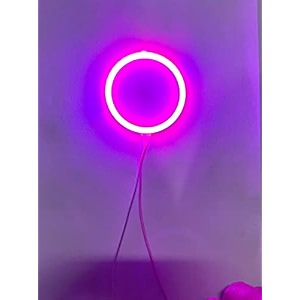 auto mt 7-color option car bike 60mm drl daytime running light angle eyes led ring bike cob led angel eyes halo ring drl halo ring cob chips 1pc purple 60mm cob ring