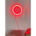 AUTO MT 7-COLOR OPTION CAR BIKE 60MM DRL Daytime Running Light Angle Eyes Led Ring Bike COB LED Angel Eyes Halo Ring DRL Halo Ring COB Chips (1PC RED 60MM COB RING)