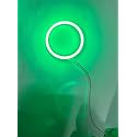 AUTO MT 7-COLOR OPTION CAR 60MM DRL Daytime Running Light Angle Eyes Led Bike COB LED Angel Eyes Halo Ring (1PC GREEN 60MM COB)