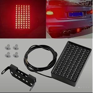 auto mt 72-led flashing tail brake light f1 style 12v drl red stop safety lamp car motor led rear flashing tail fog stop light signal lamp