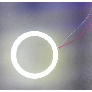 auto mt car bike universal bright 60mm 70mm drl daytime running light angle eyes led ring bike cob led angel eyes halo ring drl halo ring cob chips 1pc white 70mm