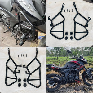 auto mt crashguard leg guard legguard wid frame slider for bajaj pulsar n160 n250 bike fairing kit