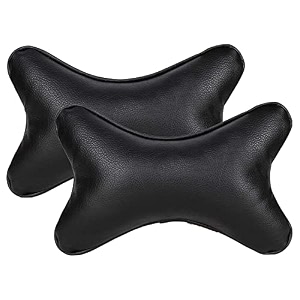 auto oprema award winner at india39s rising star 2024 valvet filling inside microfiber cotton car neck rest pillowcushion set of 2 compatible with all cars black