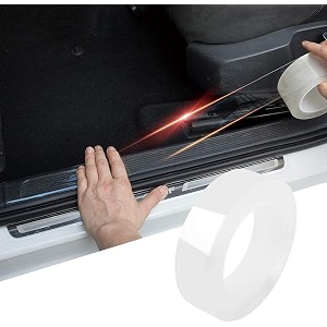 auto oprema clear fiber style waterproof car seal strip door edge cover guard anti-scratch step decoration cover tape -5 m