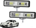 AUTO PEARL 5.7 Inch 48W Auxiliary Light Bar White Color Work Spot Light for Car A284 Fog Lamp Car LED for Porsche (12 V, 48 W)