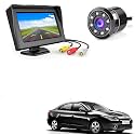 Auto Pearl :-BPC299:-2-in-1 LCD Display Indicator Sound Alarm Car Reverse Parking Sensor Camera with CCD LED Night Vision for-Fluence