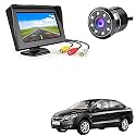 Auto Pearl :-BPC49:-2-in-1 LCD Display Indicator Sound Alarm Car Reverse Parking Sensor Camera with CCD LED Night Vision for-SailSedan