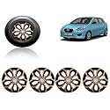 Auto Pearl Car Black Copper Wheel Cover Caps 13" Press Type Fitting for Datsun Go