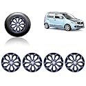 Auto Pearl Car Voilet Black Wheel Cover Caps 13 Press Type Fitting for - Wagon R New