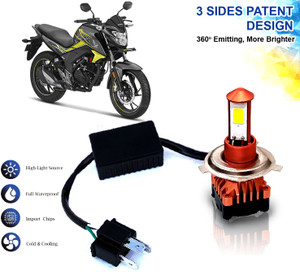 auto pearl high brightness cyt bulb h4 white led with cooling fan for cb hornet 160 fog lamp motorbike led for honda 12 v 40 w