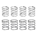 Auto-plaza 8pcs 2lb 4lb Springs for Sanwa JLF Joysticks Stainless Steel Springs for Games Box Sticks (4pcs 4lb + 4pcs 2lb springs)