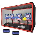 Auto Reset Digital Shooting Target with net for Toy Guns, Age 3+