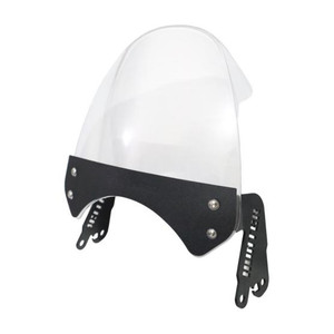 auto trends hunter 350 clear visor unbrekable windshield bike headlight visor
