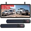 AUTO-VOX 2 Solar Wireless Backup Camera Dual