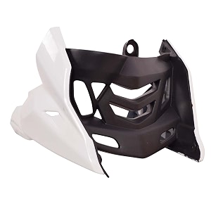 autobrand engine guard for tvs apache rtr 160180200 bs4bs6 white