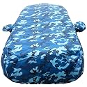 Autofact 100% Waterproof Car Body Cover Compatible with Toyota Fortuner (2009 to 2015), with Mirror Pockets, 4 x 4 American Matty, Long Lasting Strong Durable Material, Camouflage Airforce Look