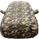 Autofact 100% Waterproof Car Body Cover Compatible with Maruti Alto K10 (2014 to 2022), with Mirror Pockets, 4 x 4 American Matty, Long Lasting Strong Durable Material, Camouflage Army Look.