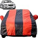 Autofact Car Body Cover for Chevrolet Cruze (Mirror Pocket, Premium Fabric, Triple Stiched, Fully Elastic, Red/Blue Color)