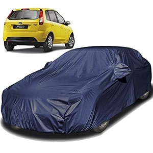 autofact car body cover compatible for ford figo old model 20082009  20102011  20122013  2014 with mirror pockets navy blue