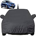 Autofact Car Body Cover for Maruti Baleno (2015 to 2021) with Mirror and Antenna Pocket (Light Weight, Triple Stitched, Heavy Buckle, Bottom Fully Elastic) (Maruti Baleno, Grey 2)"