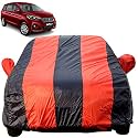 Autofact Car Body Cover for Maruti Ertiga 2019/2020 (Mirror Pocket, Premium Fabric, Triple Stiched, Fully Elastic, Red/Blue Color)
