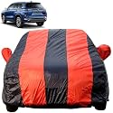 Autofact Car Body Cover for Maruti Suzuki Grand Vitara (Mirror Pocket, Premium Fabric, Triple Stiched, Fully Elastic, Red/Blue Color)