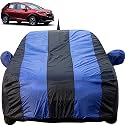 Autofact Car Body Cover with Mirror &amp; Antenna Pockets Compatible for Honda WRV (Triple Stitched, Bottom Fully Elastic, Royal Blue Color)