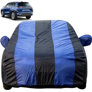 autofact car body cover with mirror pockets compatible for maruti suzuki grand vitara triple stitched bottom fully elastic royal blue color