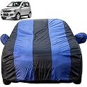 Autofact Car Body Cover with Mirror Pockets Compatible for Mahindra Quanto (Triple Stitched, Bottom Fully Elastic, Royal Blue Color)
