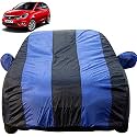 Autofact Car Body Cover with Mirror Pockets Compatible for Tata Bolt (Triple Stitched, Bottom Fully Elastic, Royal Blue Color)